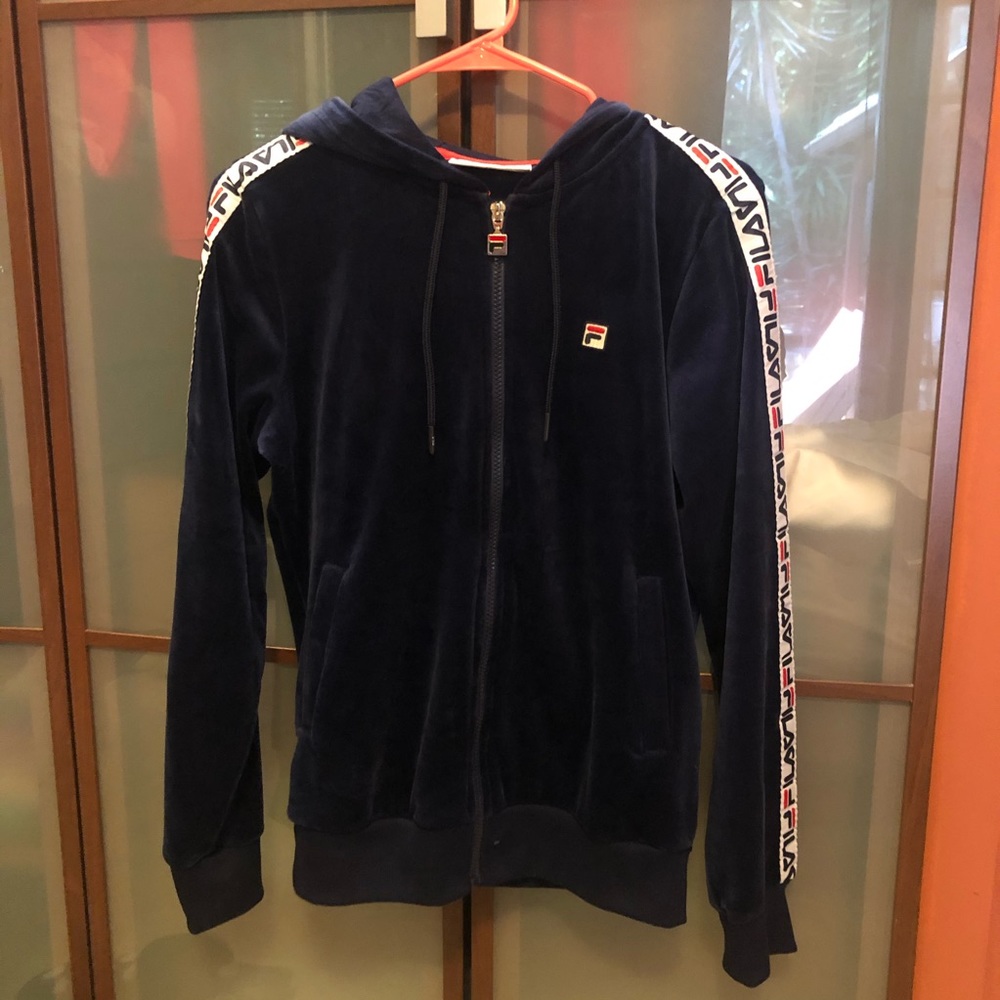 Fila Velour Tracksuit Jacket